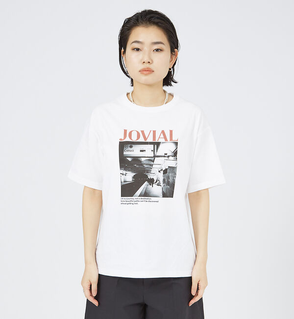 ABAHOUSE「【LE TRIO ABAHOUSE】JOVIAL / グラフィックTシャツ /」|Tシャツ・カットソー|