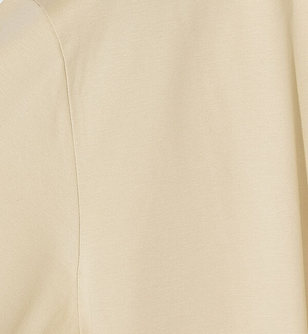 ABAHOUSE「【コットンシルケット】ポンチ Vネック Tシャツ」|Tシャツ・カットソー|
