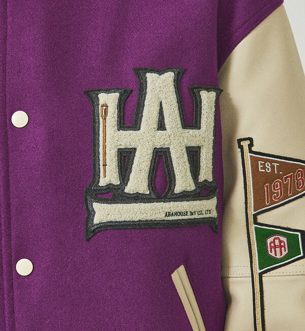 ABAHOUSE「【40周年】スタジアムジャンパー」|ブルゾン・スタジャン|
