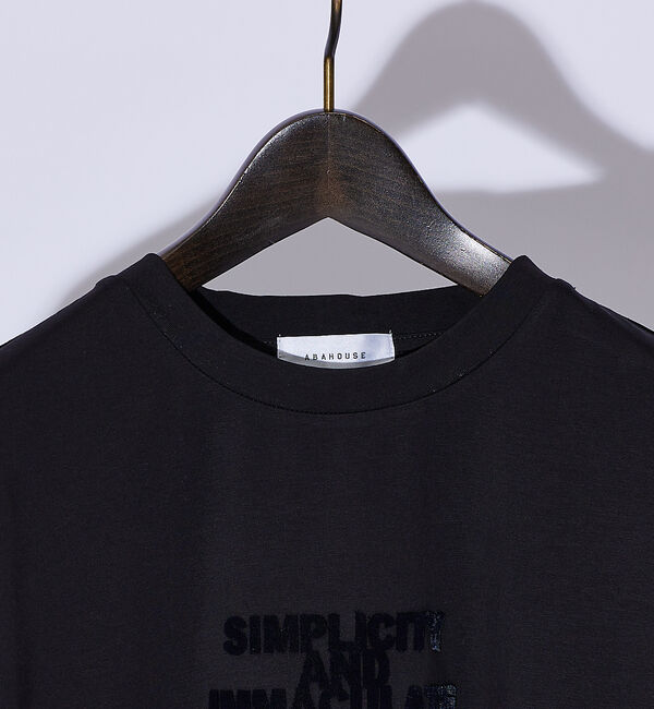 ABAHOUSE「【ブラシプリント】グラフィックTシャツ」|Tシャツ・カットソー|