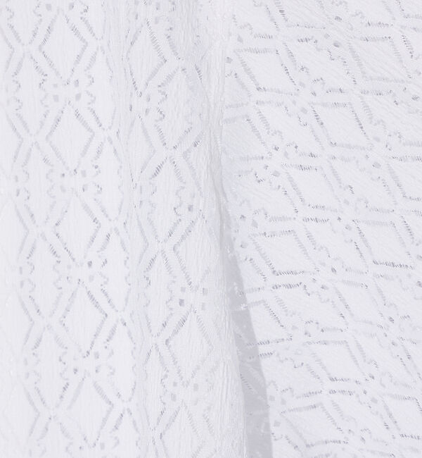 ABAHOUSE「【ジオメトリック柄】 ストレッチ シアーシャツ/レースシャツ」|シャツ・ブラウス|