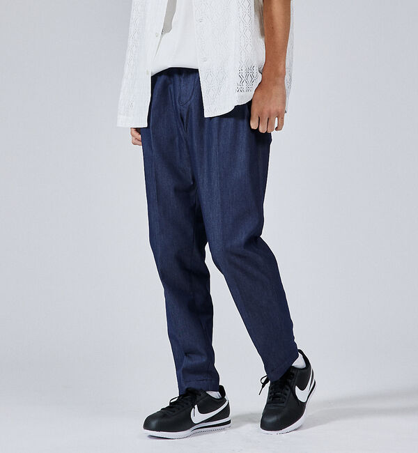 ABAHOUSE「【ノータック】Cool Motion イージーパンツ【多機能素材】」|その他|インディゴ