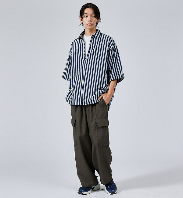 ABAHOUSE「【セットアップ対応】リネンライク カーゴパンツ / ワイドパンツ」|その他|