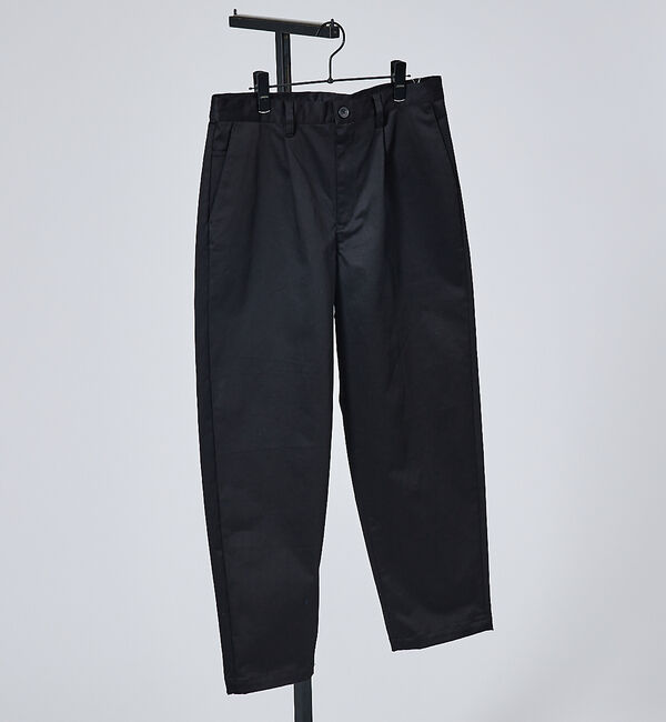 ABAHOUSE「ハイツイストコットン ワイドトラウザーズ」|その他|ブラック