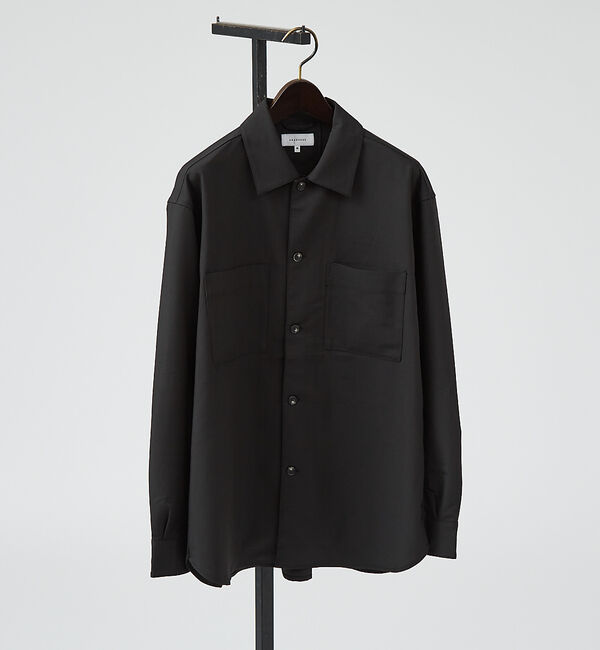 ABAHOUSE「【インバーテッドプリーツ】CPOシャツ」|シャツ・ブラウス|ブラック