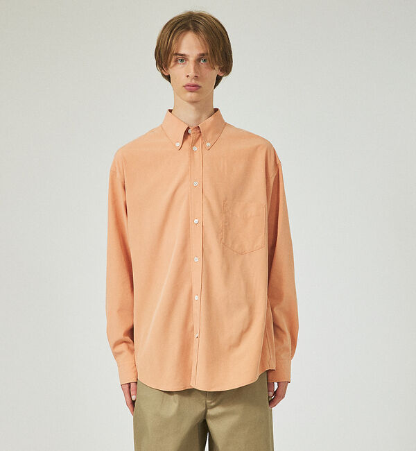 ABAHOUSE「【パウダータッチ】 ボタンダウンシャツ」|シャツ・ブラウス|