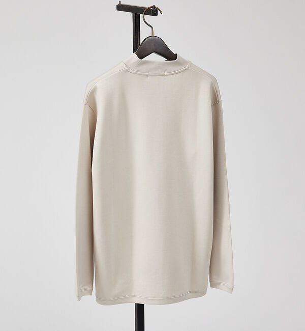 ABAHOUSE「【シルキータッチ】ライトダンボールモックネック ロンT」|Tシャツ・カットソー|