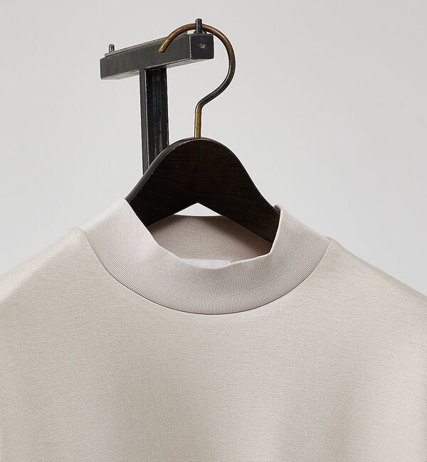 ABAHOUSE「【シルキータッチ】ライトダンボールモックネック ロンT」|Tシャツ・カットソー|