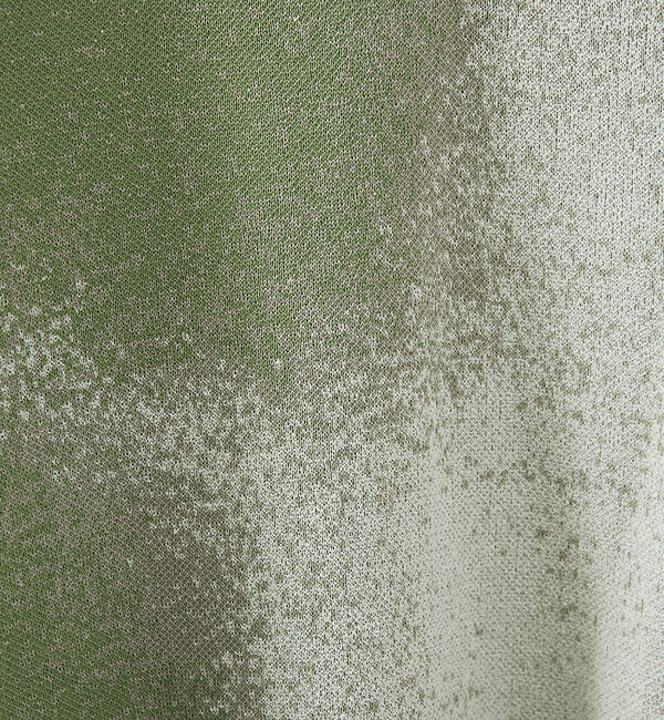 ABAHOUSE「アブストラクト グラデーション ニット / クルーネックプルオーバー」|ニット・セーター|