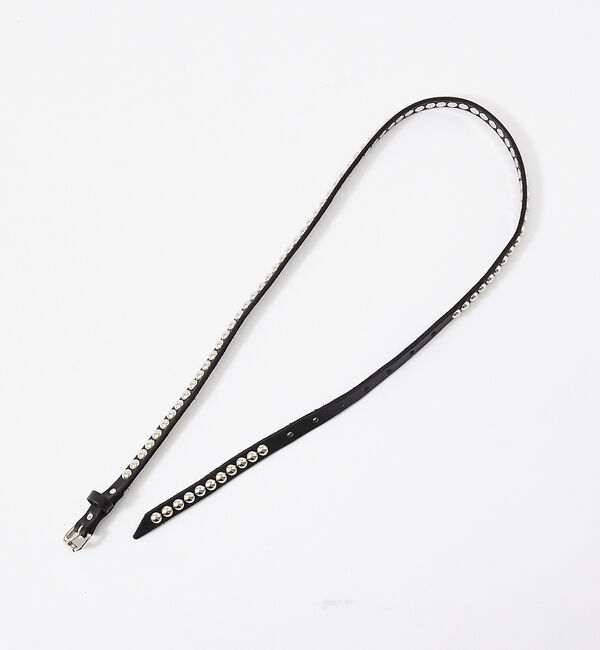 ABAHOUSE「【Master&Co.マスターアンドコー】 レザーベルト スタッズベルト / D」|ベルト|