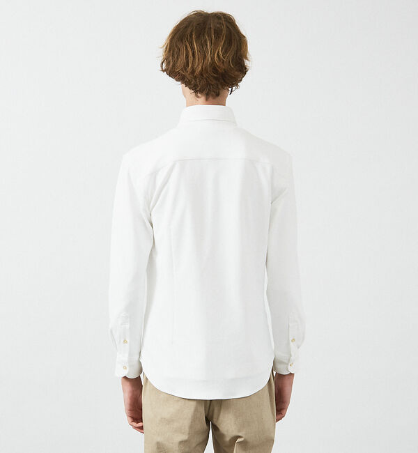 ABAHOUSE「【FLEX SHIRTS】COOLMAX EcoMade ダブルピケ ジャージシ」|シャツ・ブラウス|