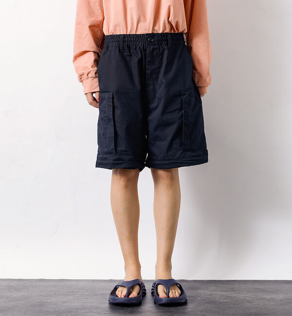 ABAHOUSE「3WAYデチャッタブルヘリクリーパンツ/TCウェザー/ユニセックス」|カーゴ|