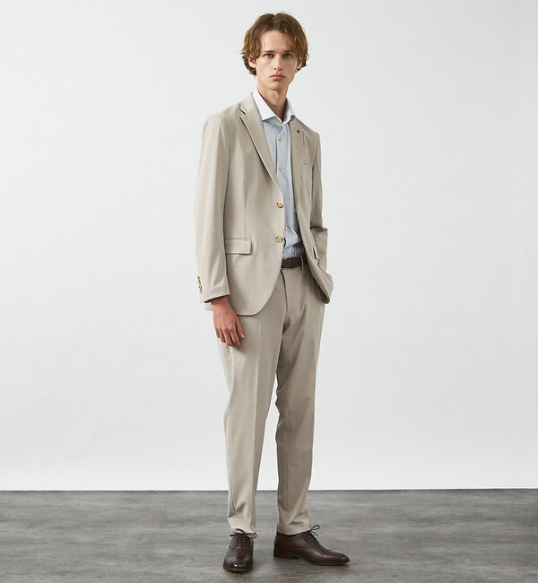 ABAHOUSE「【セットアップ対応/FLEX JACKET】360&deg;ストレッチ COOLMOTI」|テーラードジャケット|