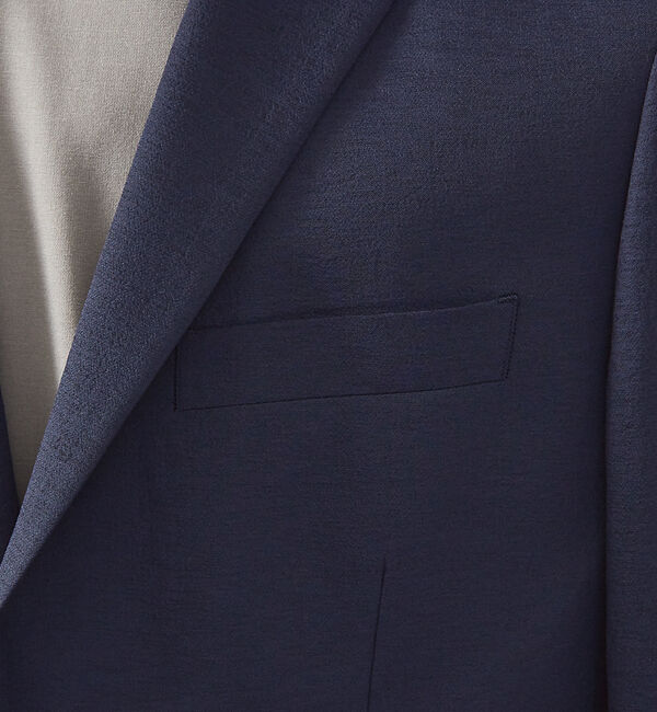 ABAHOUSE「【セットアップ対応】リネンライク ライトジャケット / 軽量 ストレッチ 手洗い」|テーラードジャケット|