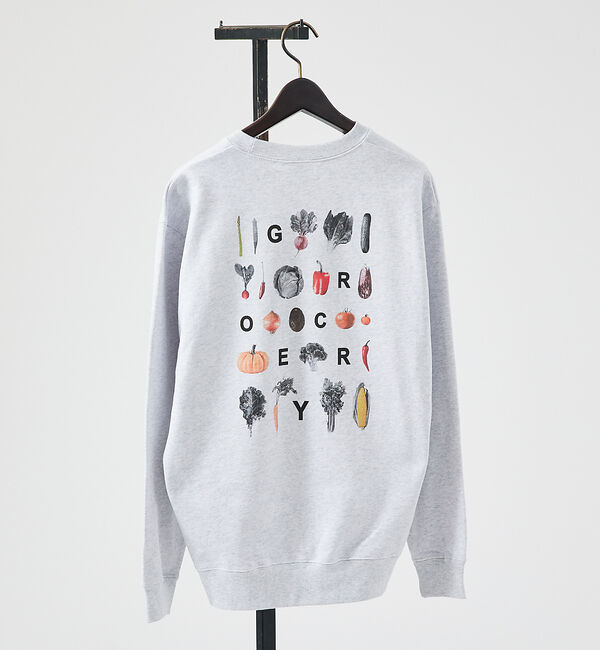 ABAHOUSE「【PORTLAND-GROCERY】バックプリント クルーネックスウェット /」|スウェット・ジャージ|