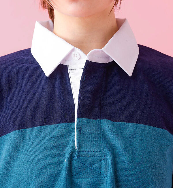 ABAHOUSE「【BARBARIAN / バーバリアン】 12oz ロングスリーブ ラガー シャ」|ポロシャツ|