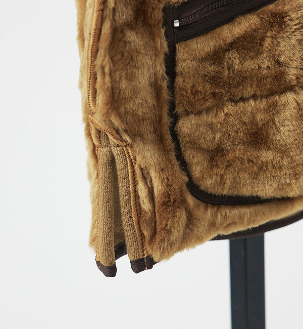 ABAHOUSE「【BARBOUR / バブアー】フロントジップ ファー ライナー ベスト」|ベスト・ジレ|