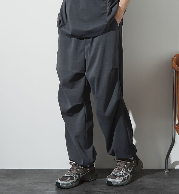 ABAHOUSE「【セットアップ対応】 ウーブン ドライ パラシュートパンツ / ワイドパンツ /」|その他|