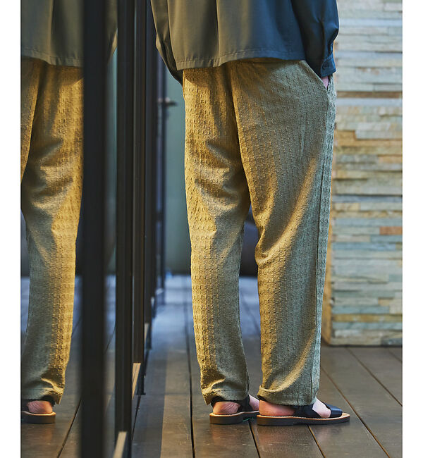 ABAHOUSE「【セットアップ対応】シャーリングケーブル リラックスパンツ/イージーパンツ」|その他|