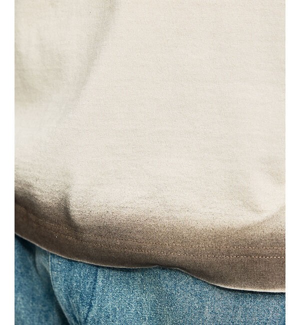 ABAHOUSE「ヴィンテージデザイン スプレープリント 半袖Tシャツ / オーバーサイズ」|Tシャツ・カットソー|