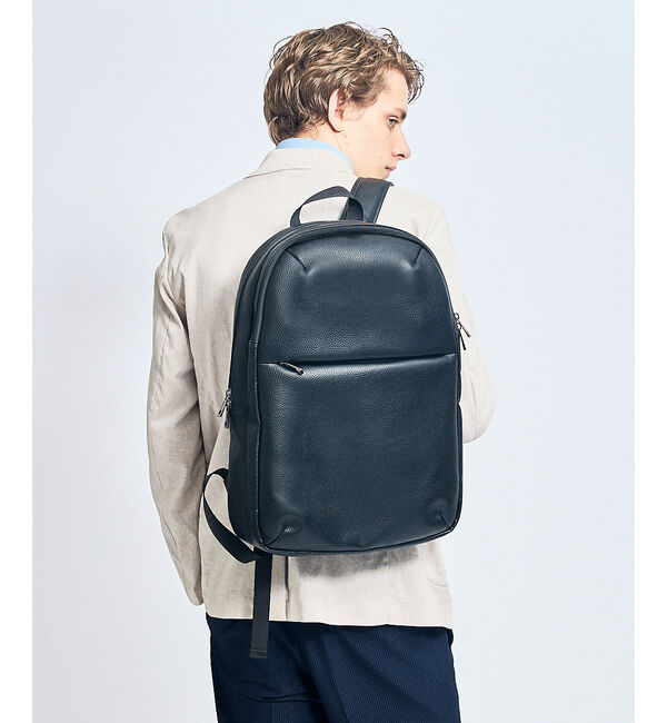 ABAHOUSE「【WEB別注】シボレザー スマートリュック  / バックパック / 15.0イン」|リュック|ブラック