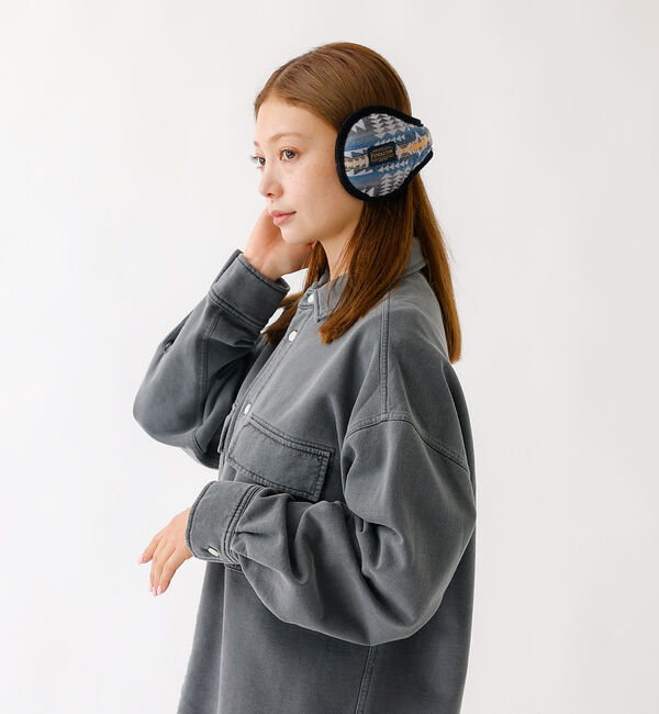 ABAHOUSE「【PENDLETON / ペンドルトン】FLANNEL EAR MUFF / フ」|イヤーマフ|