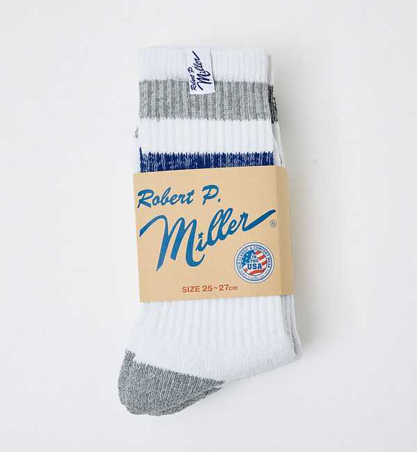ABAHOUSE「【Robert P Miller | ロバート・ピー・ミラー】Miller 3P」|ソックス|