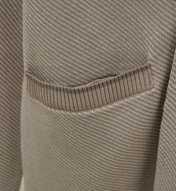 ABAHOUSE「バイアスジャガード 1ボタン カーディガン」|カーディガン|