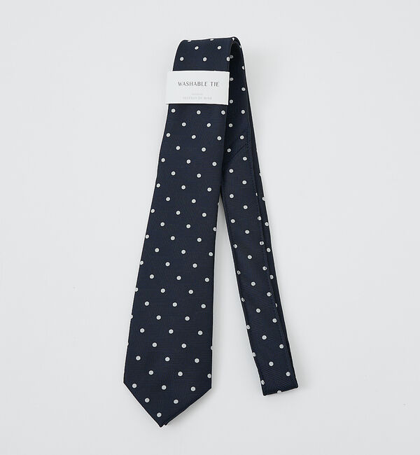 ABAHOUSE「【ウォッシャブル】ドットヘリンボン ネクタイ」|ネクタイ・蝶ネクタイ|