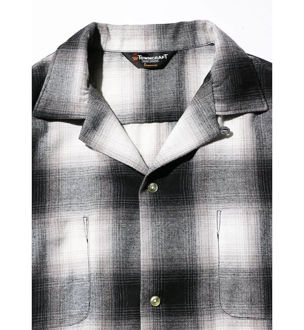ABAHOUSE「【TOWNCRAFT 】60&lsquo;SLOOP COLLAR NEL OMBRE SH」|シャツ・ブラウス|