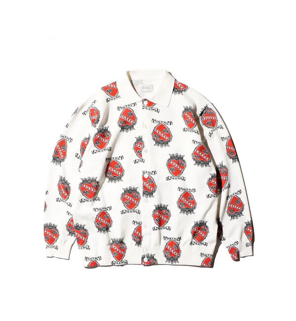 ABAHOUSE「【TOWNCRAFT 】PRINTED POLO CARDIGAN/ポロカーディ」|カーディガン|