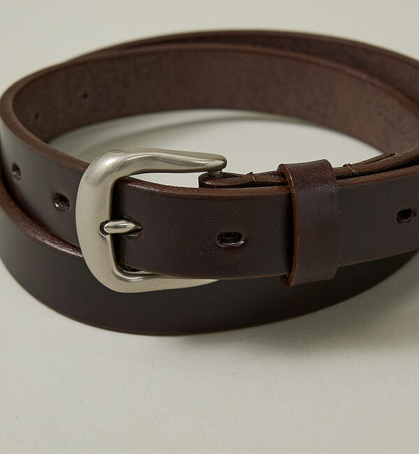 ABAHOUSE「Genuine Aniline Leather Belt / ジェニュイン アニ」|ベルト|