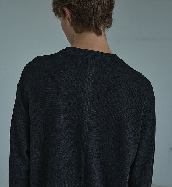 ABAHOUSE「WOOL MIX ブークレーＶネックニット」|ニット・セーター|