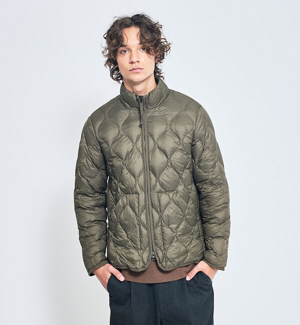 ABAHOUSE「TAIONライナー スタンドカラー　シェルジャケット / ショートブルゾン」|ブルゾン・スタジャン|