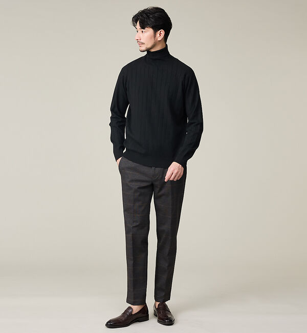 ABAHOUSE「【セットアップ対応】プレミアム ポンチスラックス」|スラックス|