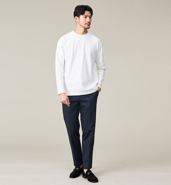 ABAHOUSE「【セットアップ対応】プレミアム ポンチスラックス」|スラックス|