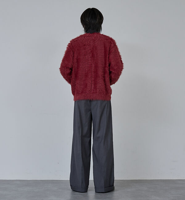 ABAHOUSE「【AH ABAHOUSE】ロングシャギー ニットカーディガン」|カーディガン|