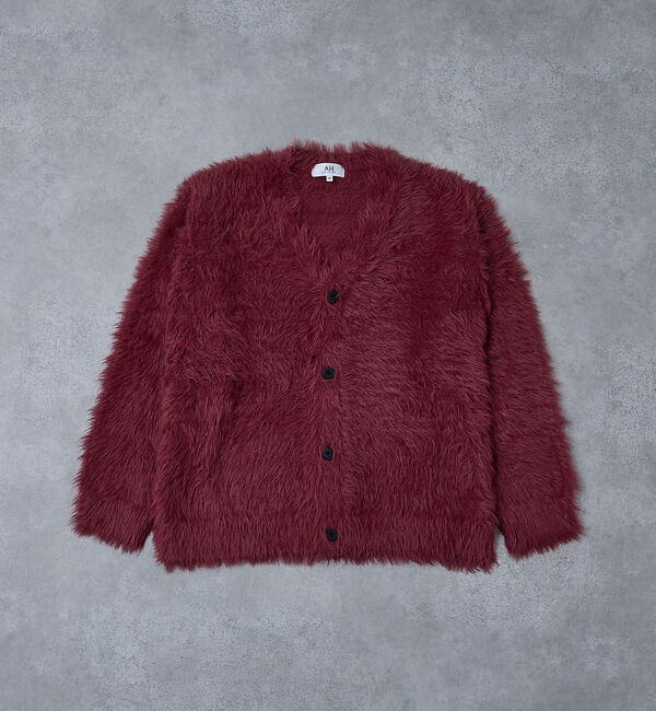 ABAHOUSE「【AH ABAHOUSE】ロングシャギー ニットカーディガン」|カーディガン|