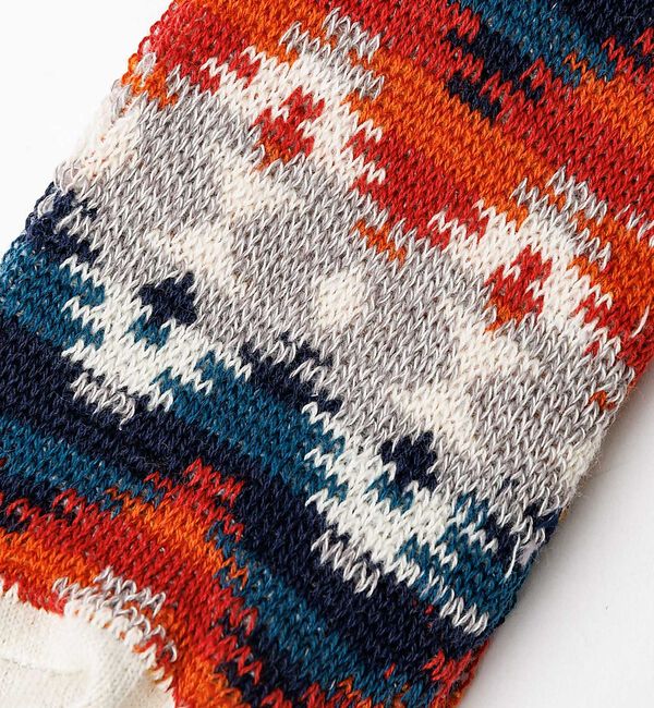 ABAHOUSE「【ANONYMOUSISM/アノニマスイズム】ウィグワムJQクルー/ジャガード/」|ソックス|