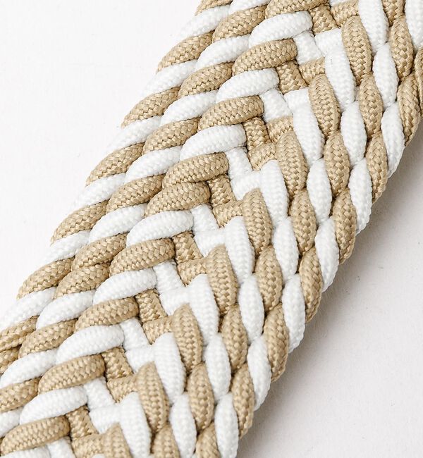 ABAHOUSE「【ABAHOUSE　les essentiels】カラーミックスゴムメッシュベル」|ベルト|