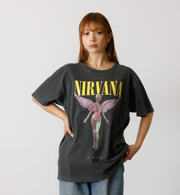 ABAHOUSE「【GOOD ROCK SPEED/グッドロックスピード】NIRVANA TEE」|Tシャツ・カットソー|