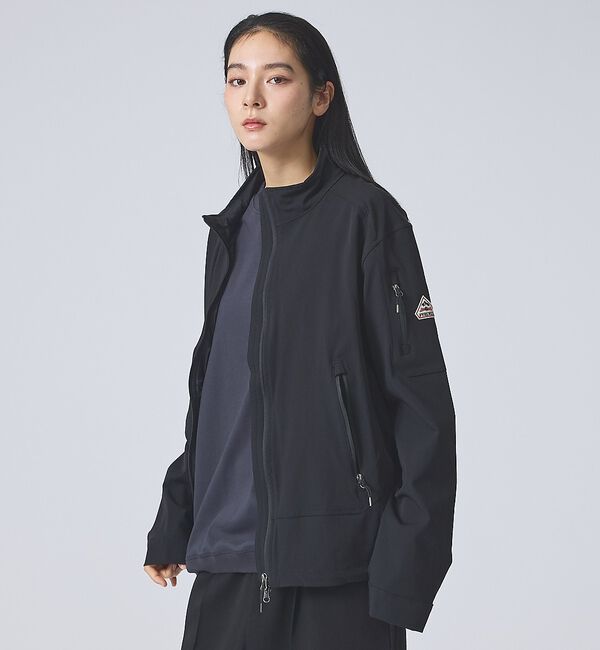 ABAHOUSE「【PYRENEX / ピレネックス】HMX008 / LANE/ソフトシェルジャ」|ブルゾン・スタジャン|ブラック