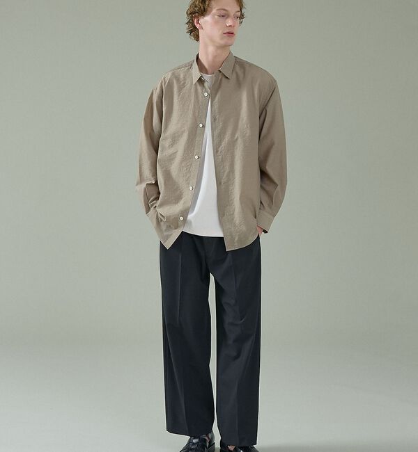 ABAHOUSE「トロストレッチ 2タック イージーワイドスラックス / ワイドパンツ」|その他|