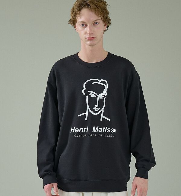 ABAHOUSE「【Henri Matisse / アンリ・マティス】ラインアート グラフィック」|スウェット・ジャージ|