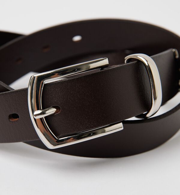 ABAHOUSE「Puntale Leather Plain Belt/ ウエスタンベルト/プンタ」|ベルト|