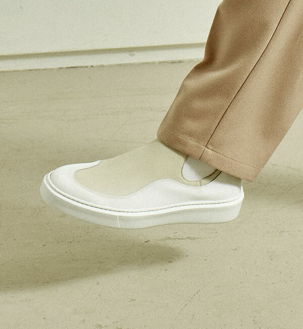 alfredoBANNISTER「リブテックソール サイドゴア スニーカー」|スニーカー|