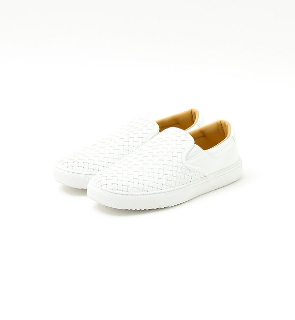 alfredoBANNISTER「【一部店舗＋WEB限定】シャークソール クッション メッシュ スリッポン」|スニーカー|ホワイト