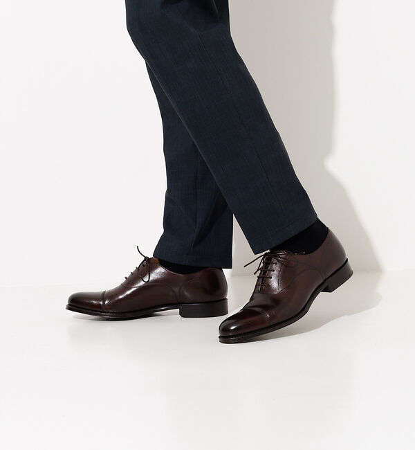 alfredoBANNISTER「【定番】グッドイヤーウェルト 内羽根 ストレートチップシューズ」|ビジネス・ドレスシューズ|
