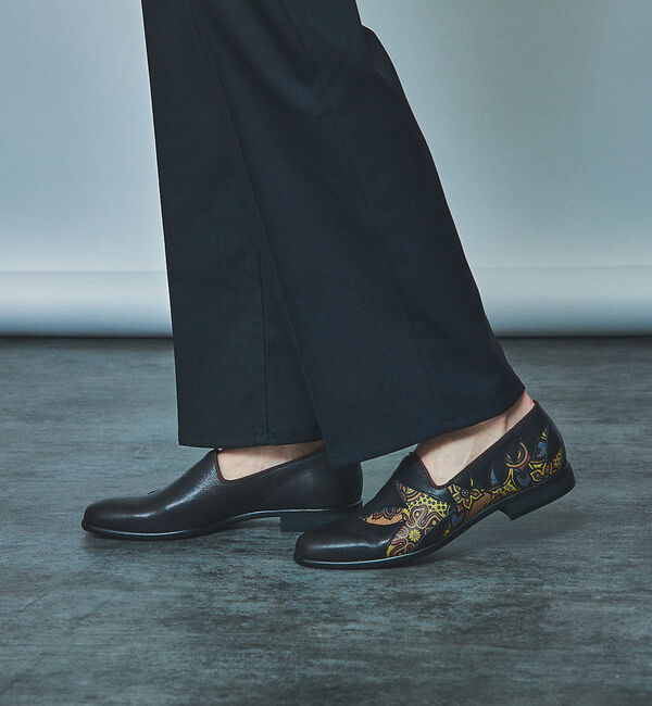 alfredoBANNISTER「【MADE IN JAPAN】ウエスタンパッチワーク オペラシューズ/スリッポン」|ローファー|