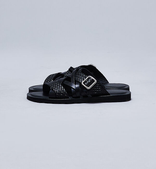 alfredoBANNISTER「マルチクロス レザーサンダル」|サンダル|